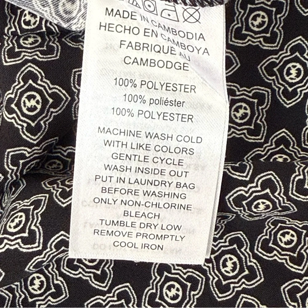 Michael Kors Black and cream pants